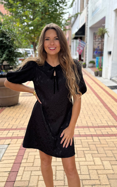 Lana Dress Jet Black - Southern Grace Boutique 