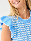 Oakley Sweater, Blue - Southern Grace Boutique 