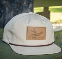 Single Antler Leather Patch Hat
