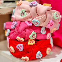 Conversation Hearts Headbands - Southern Grace Boutique 