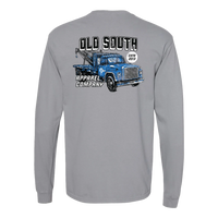 Old School Tow LS Tee, Granite