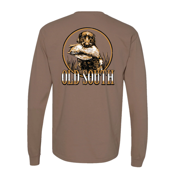 Got Em LS Tee, Espresso - Southern Grace Boutique 