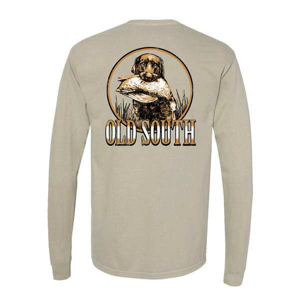 Got Em LS Tee, Sandstone - Southern Grace Boutique 