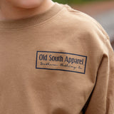 Toddler Trackhoe LS Tee, Coyote Brown - Southern Grace Boutique 