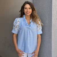 Lace Embellished Blouse