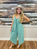 Pocketed Jumpsuit - Southern Grace Boutique 