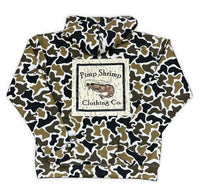 New School Camo Mid-Weight Hoodie - Southern Grace Boutique 