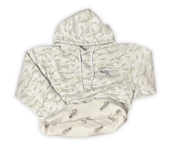 White Camo Mid-Weight Hoodie - Southern Grace Boutique 