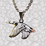 Landing duck- Stainless Steel Necklace