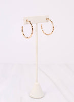 Courtenay Geometric Hoop Earring SHINY GOLD - Southern Grace Boutique 
