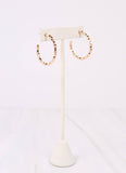 Courtenay Geometric Hoop Earring SHINY GOLD - Southern Grace Boutique 