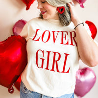 LOVER GIRL Graphic Tee - Southern Grace Boutique 