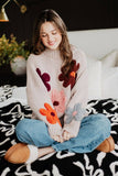 Floral Knit Sweater - Southern Grace Boutique 