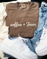 Coffee + Jesus Tee - Southern Grace Boutique 