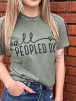 All Peopled Out Tee - Southern Grace Boutique 