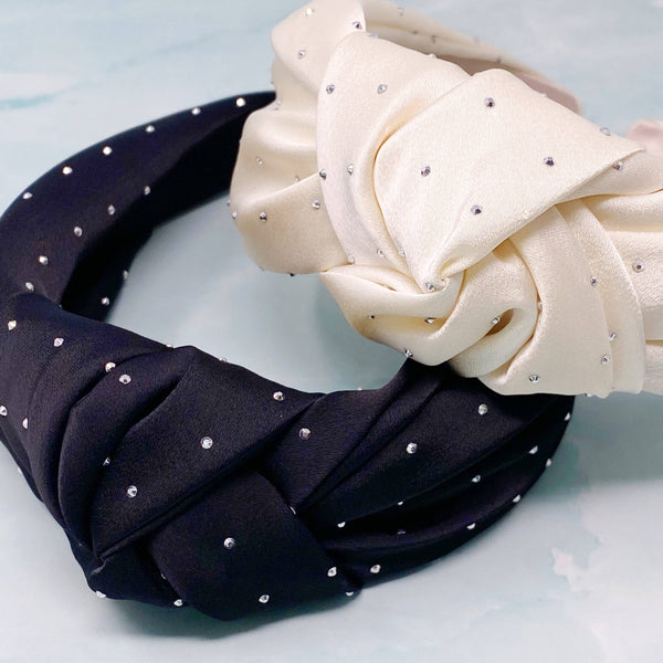 Satin Knotted Headband - Southern Grace Boutique 