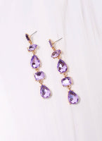 Timmins Stone Drop Earring LAVENDER - Southern Grace Boutique 